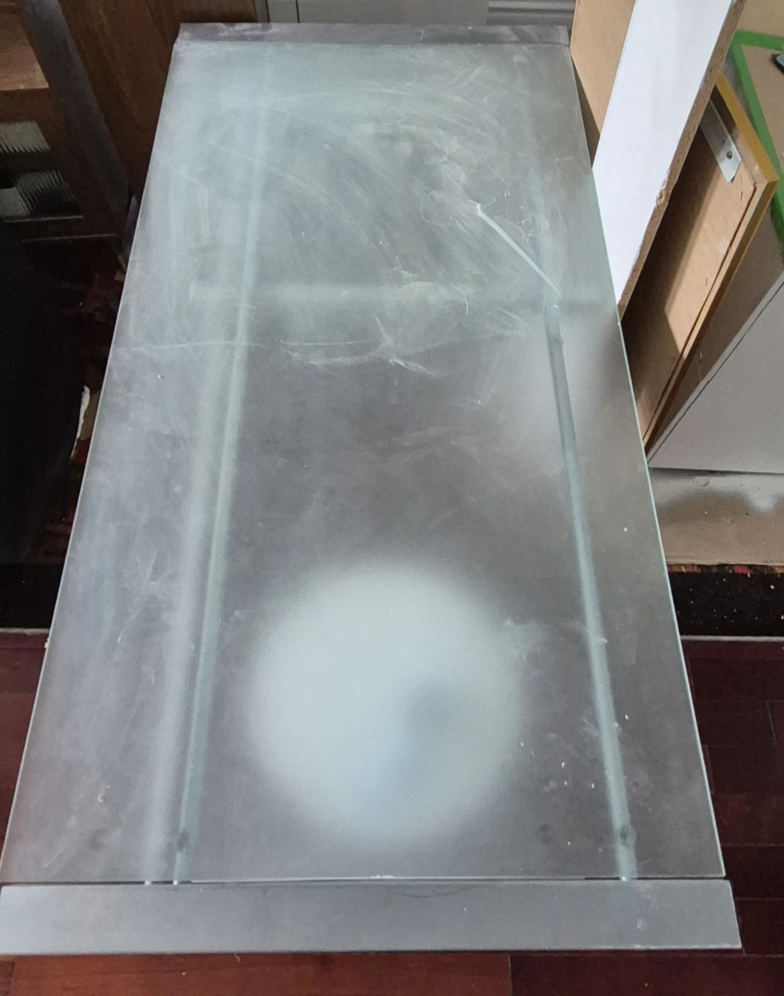 Glass Top Desk - photo 2