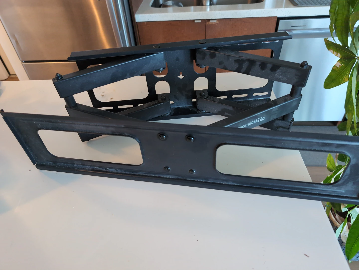 Black Full-Motion TV Wall Mount - photo 2