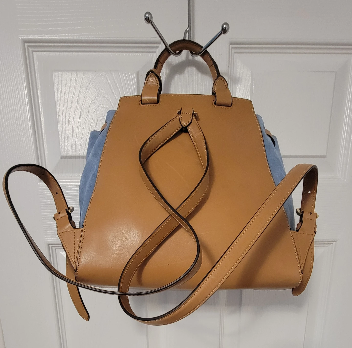 Michael Kors Suede & Leather Backpack - photo 5