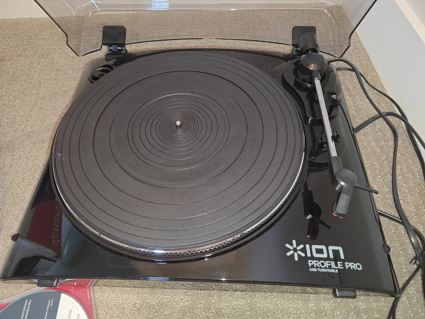 ION Profile Pro USB Turntable & Vinyl Converter Complete in Box - photo 3