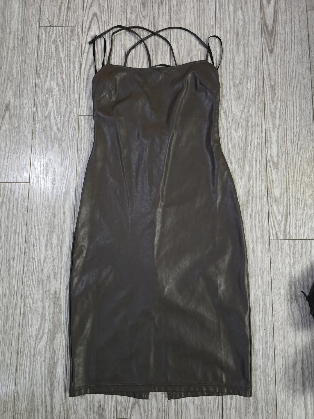 TEN by Babaton Faux Leather Dress Size 4