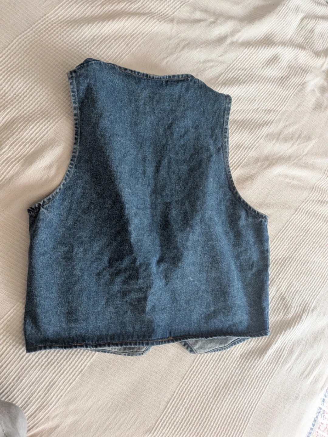 Vintage Denim Vest - Size Large - photo 4