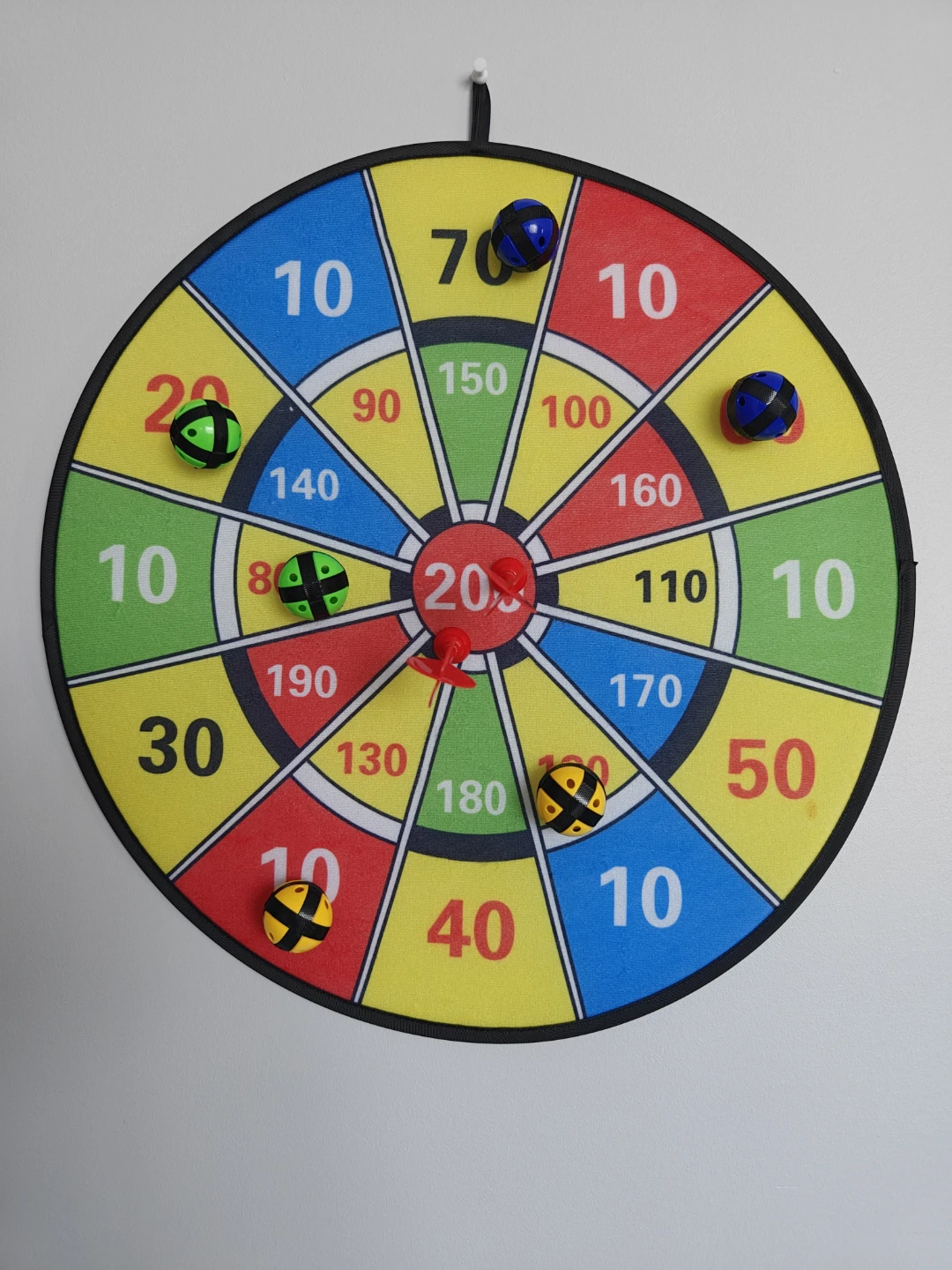 Hook & Loop Dartboard Game with 6 Soft Darts - photo 2