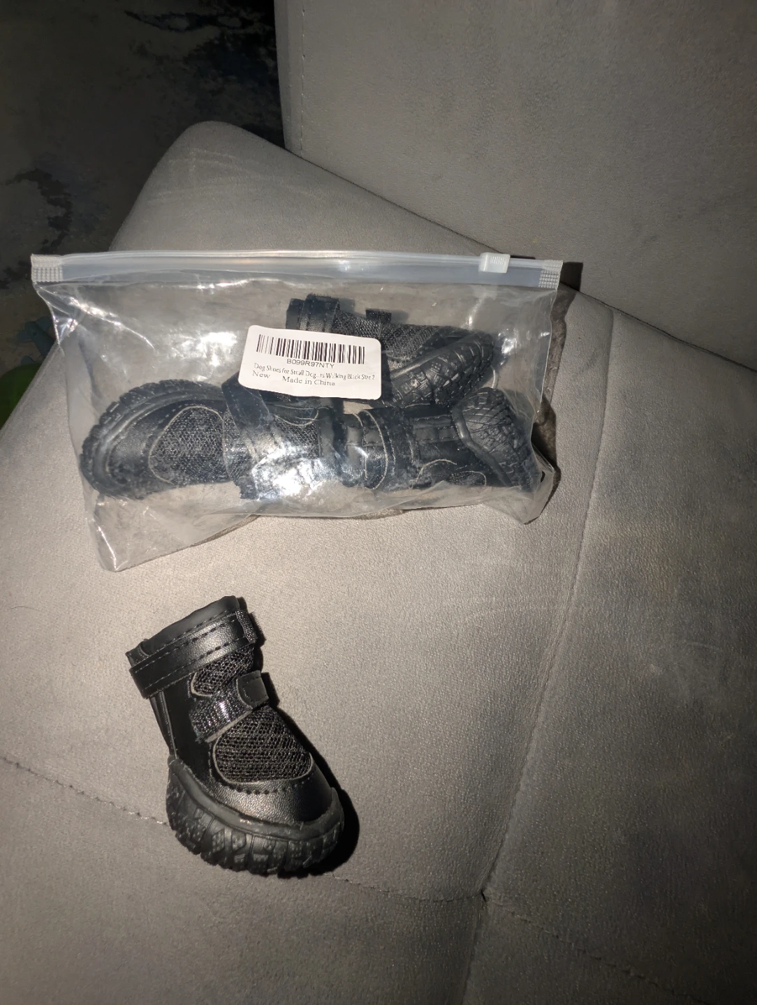 QUMY Dog Boots Size 3 Black - photo 3