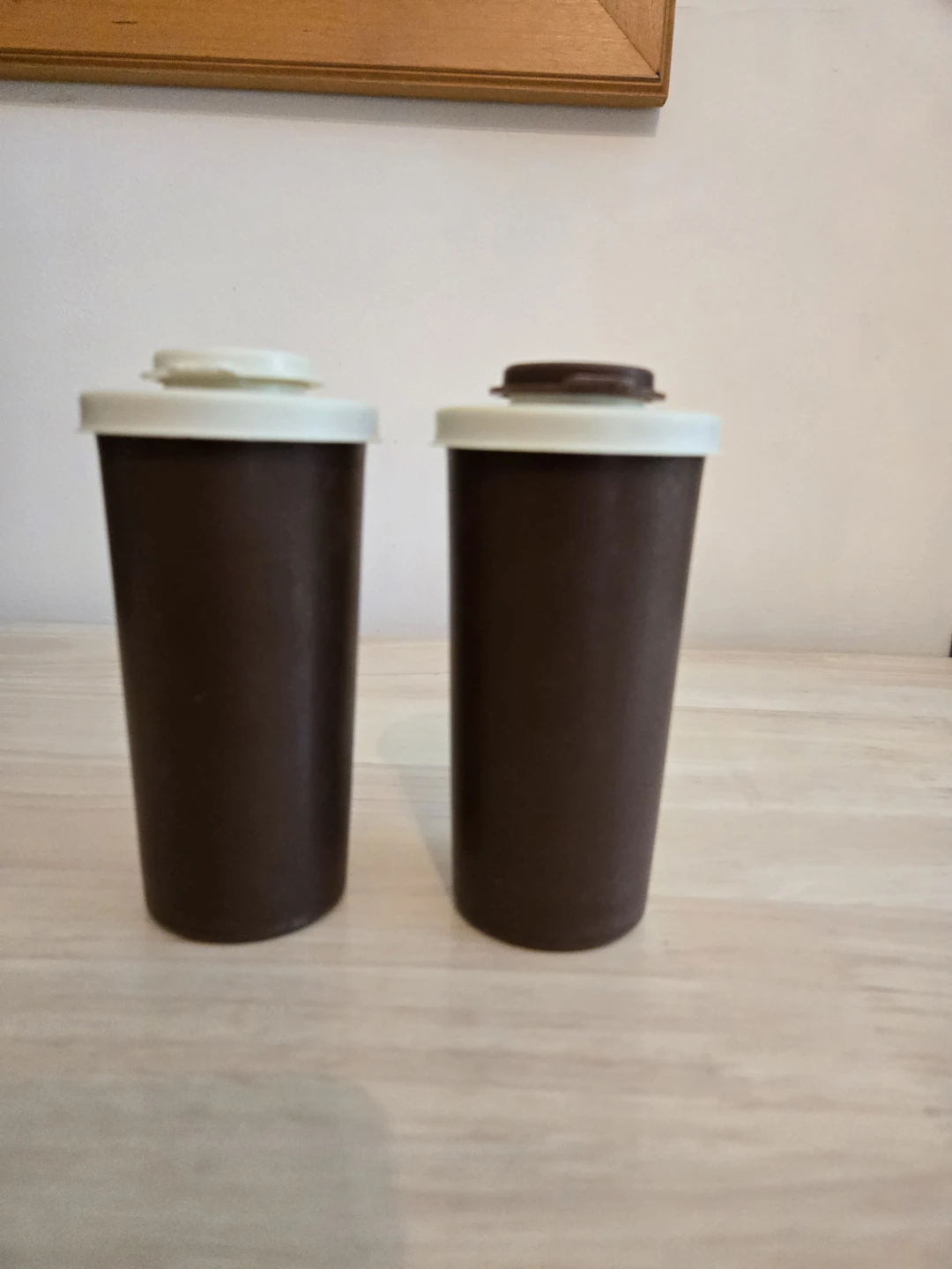 Vintage Tupperware Salt & Pepper Shakers Set
