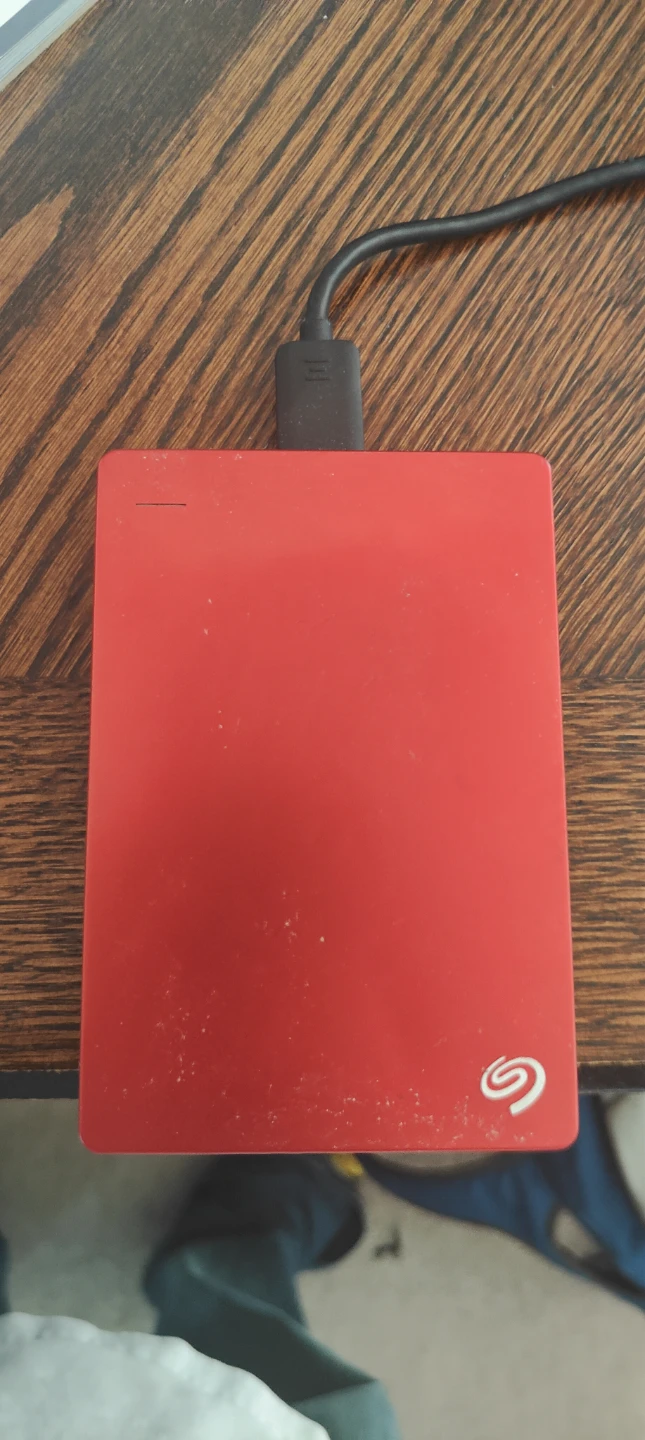 Seagate Backup Plus Portable 4TB External Hard Drive - Red