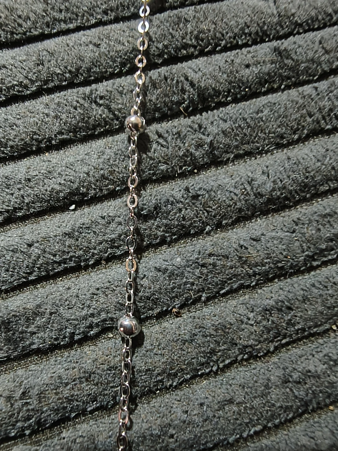 Silver-tone Chain bracelet with Beads - photo 2