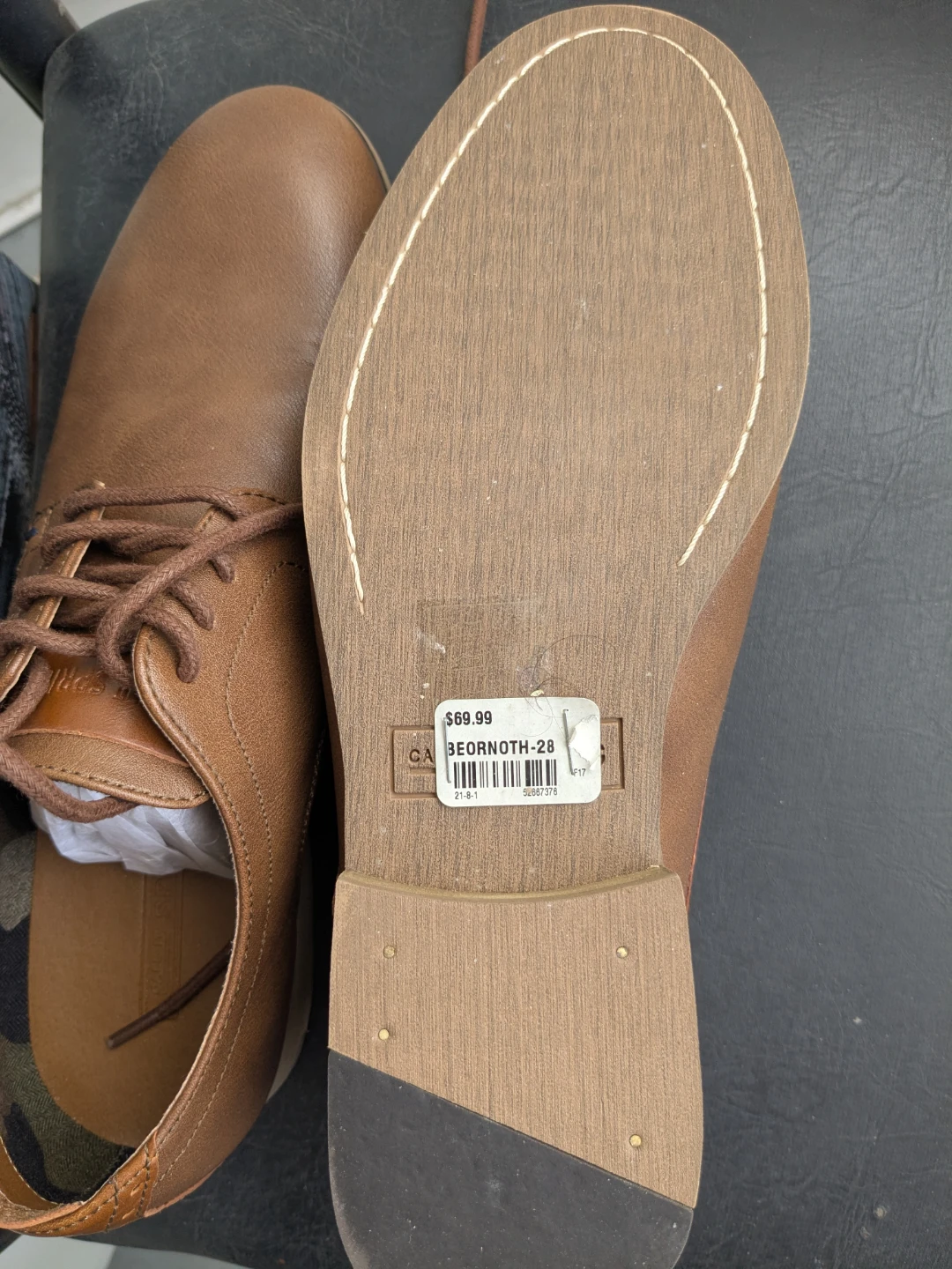 Call It Spring Brown Men's Dress Shoes Size 7 - photo 4