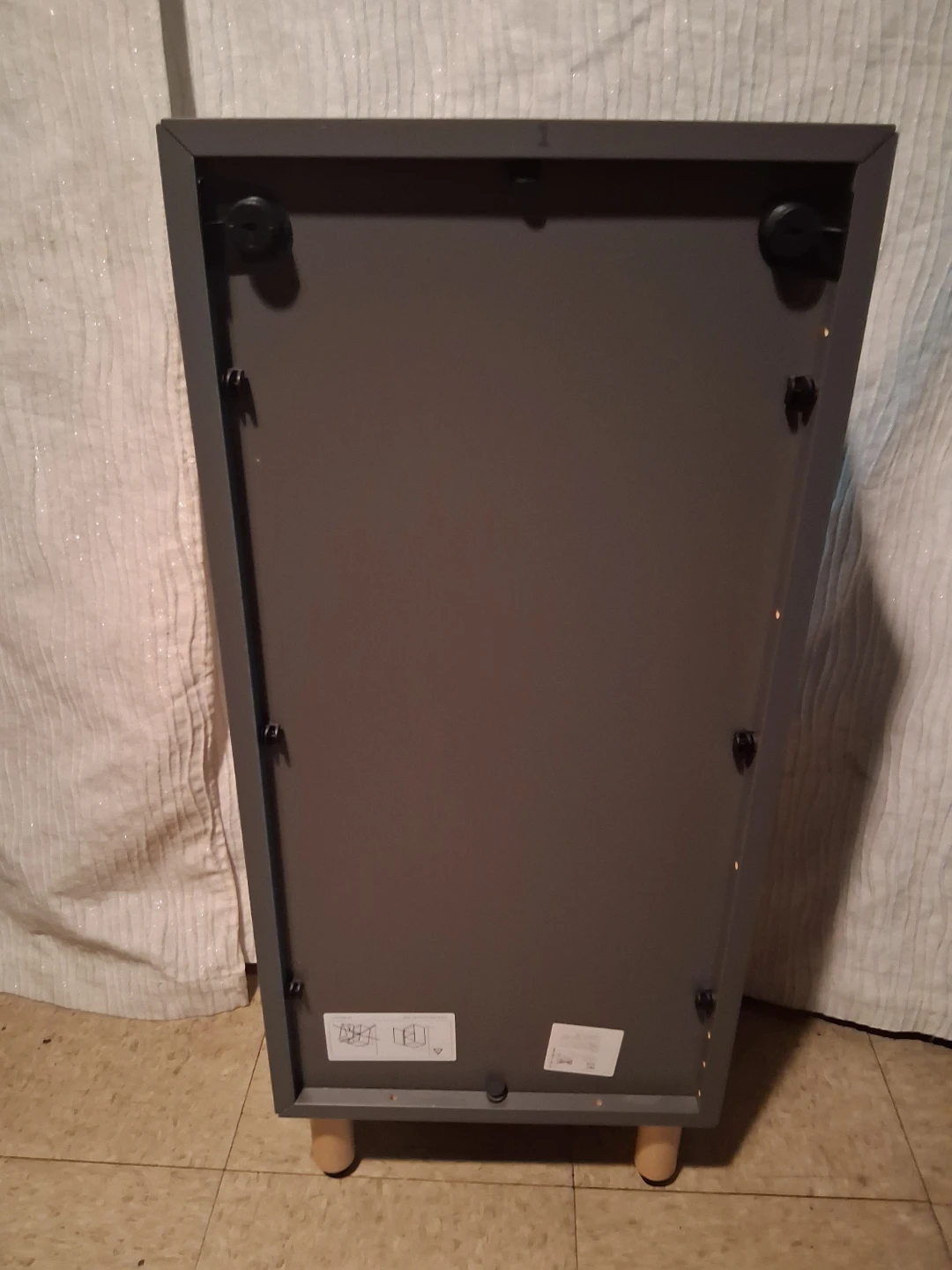 Gray Cabinet with Shelves - photo 3