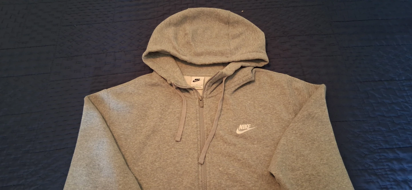 Nike Full Zip Hoodie Gray Large - photo 2