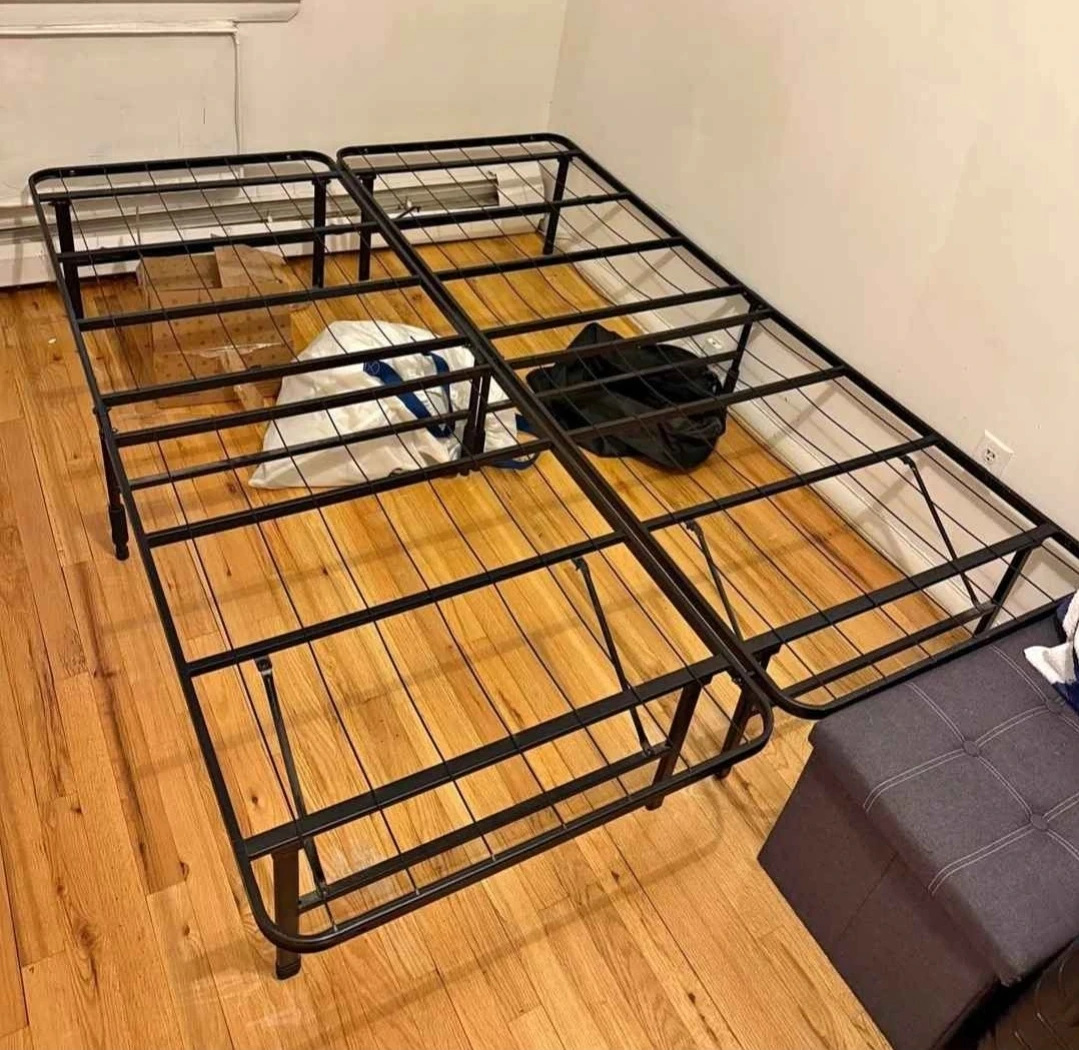 Black Metal Bed Frame - photo 2