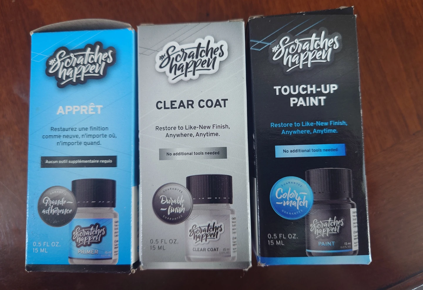 #Scratches Happen Touch-Up Paint Set (Primer, Clear Coat, Paint)