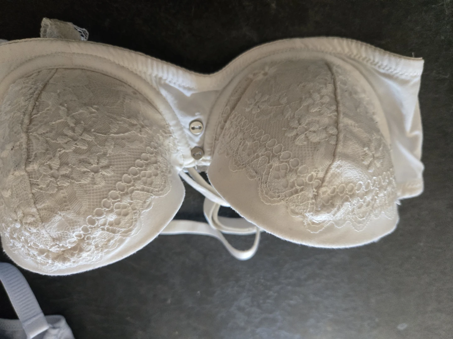 White Lace Bra 90B