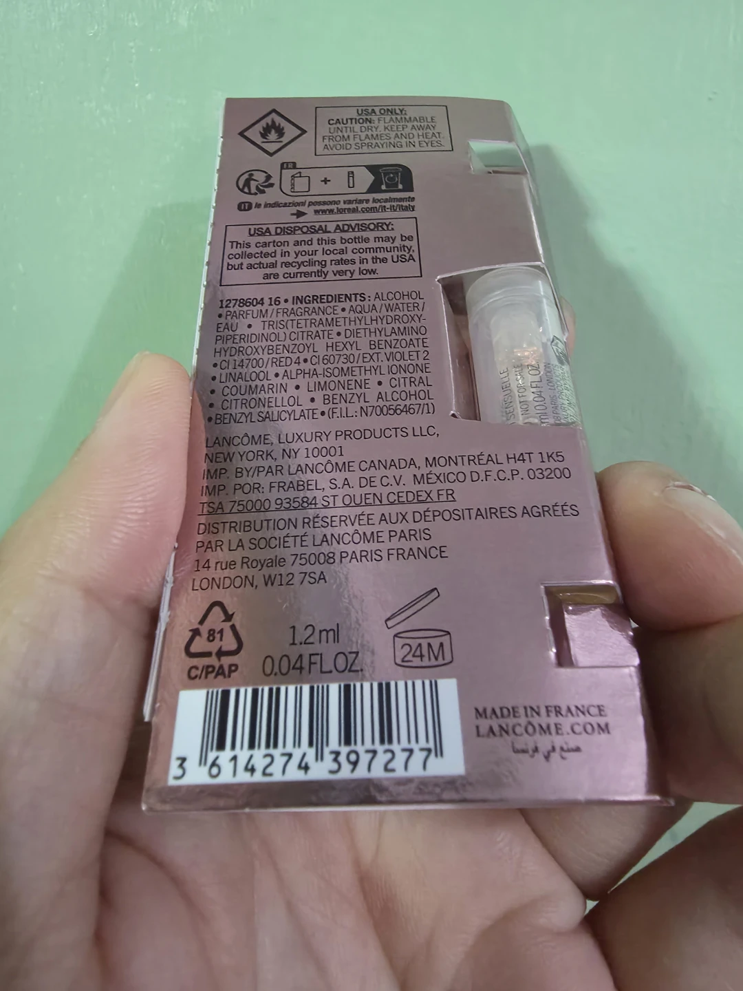 Lancôme La Vie Est Belle Vanille Nude Eau de Parfum Sample - photo 2