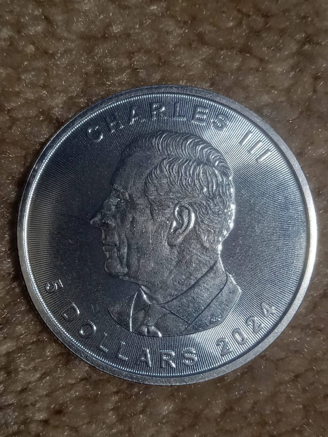 2024 Canada 1 oz Fine Silver Maple Leaf Coin