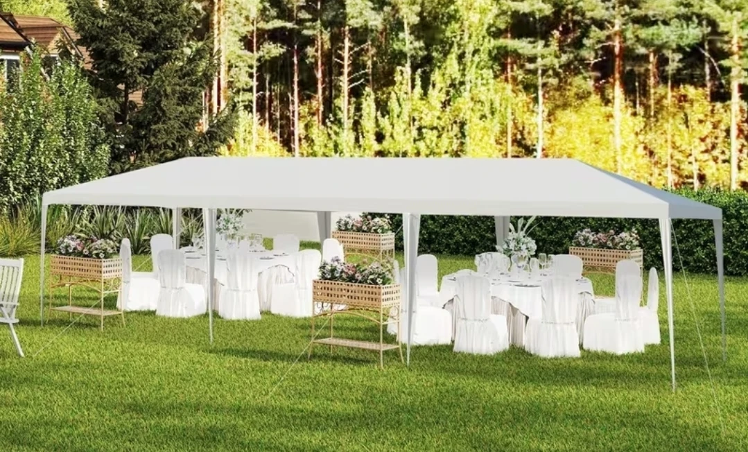White Canopy Tent - 30ft x 10ft