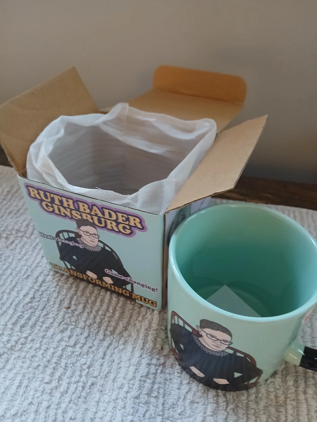 Ruth Bader Ginsburg Heat-Changing Mug - photo 3