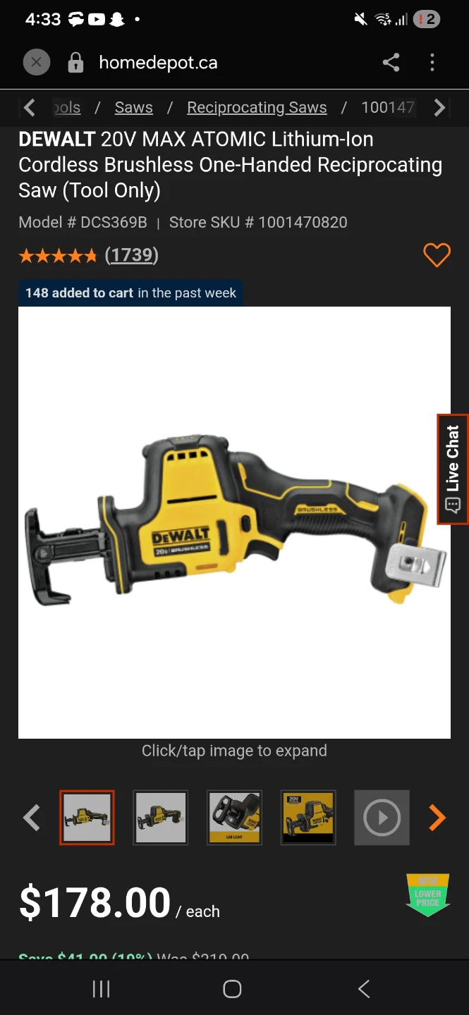 Brand new Dewalt saw - photo 2