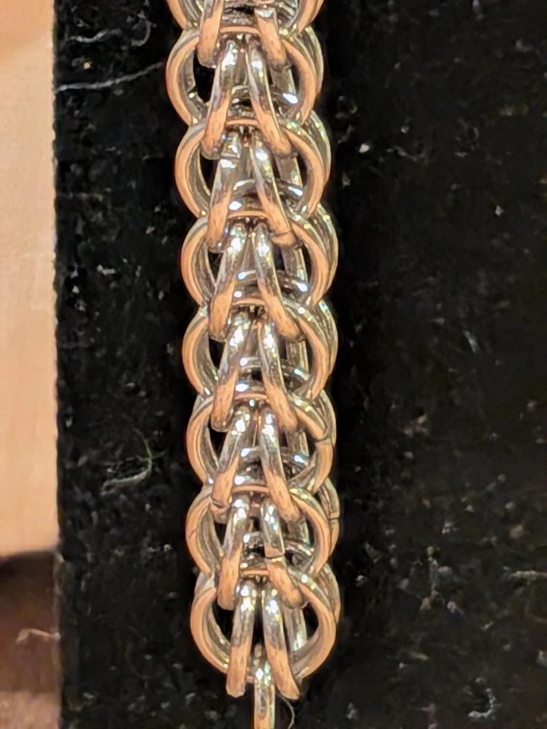 Chainmail Spike Dangle Earrings - photo 3