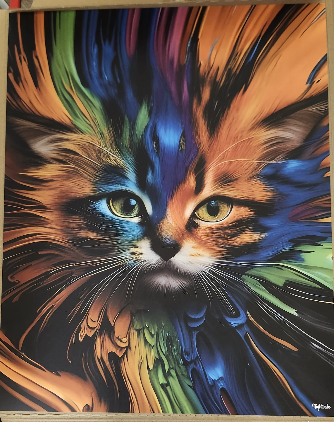 Vibrant Whiskers "16 x 20" Matte Art Print