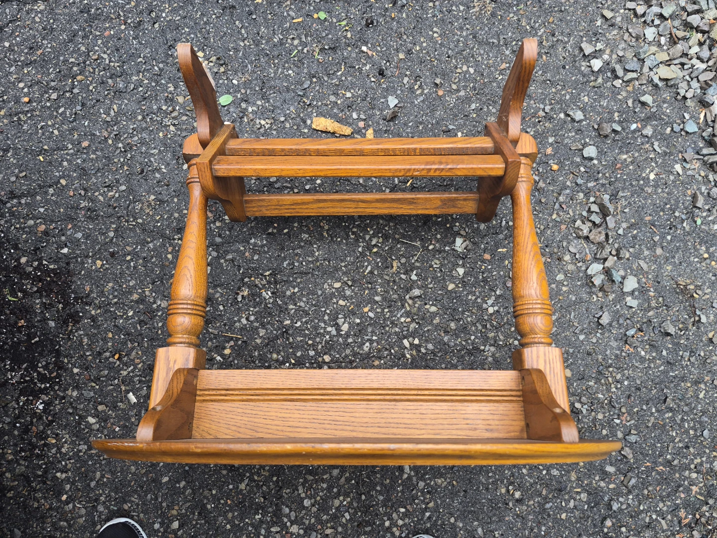 Wooden vintage End Table - photo 3