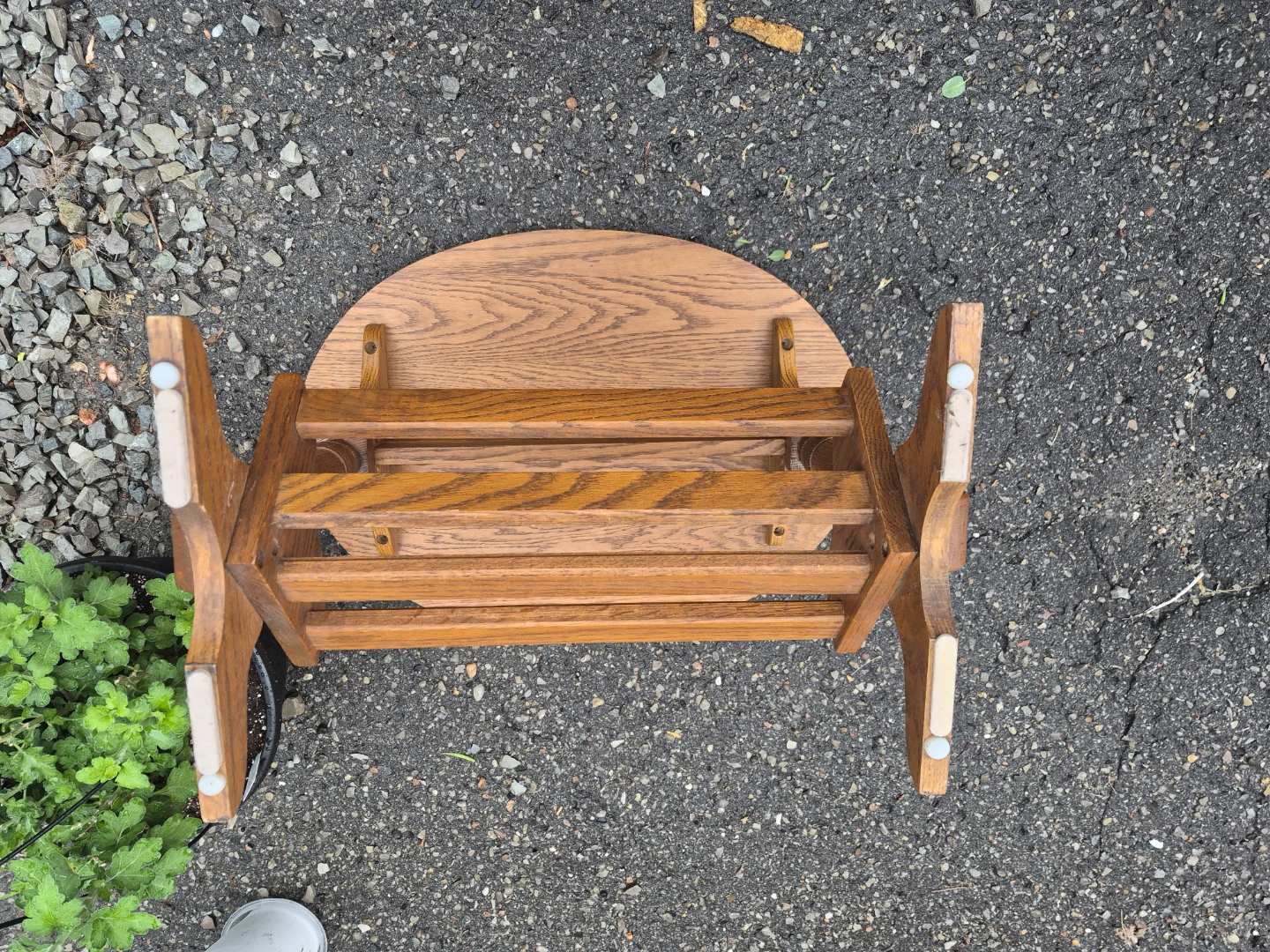 Wooden vintage End Table - photo 4