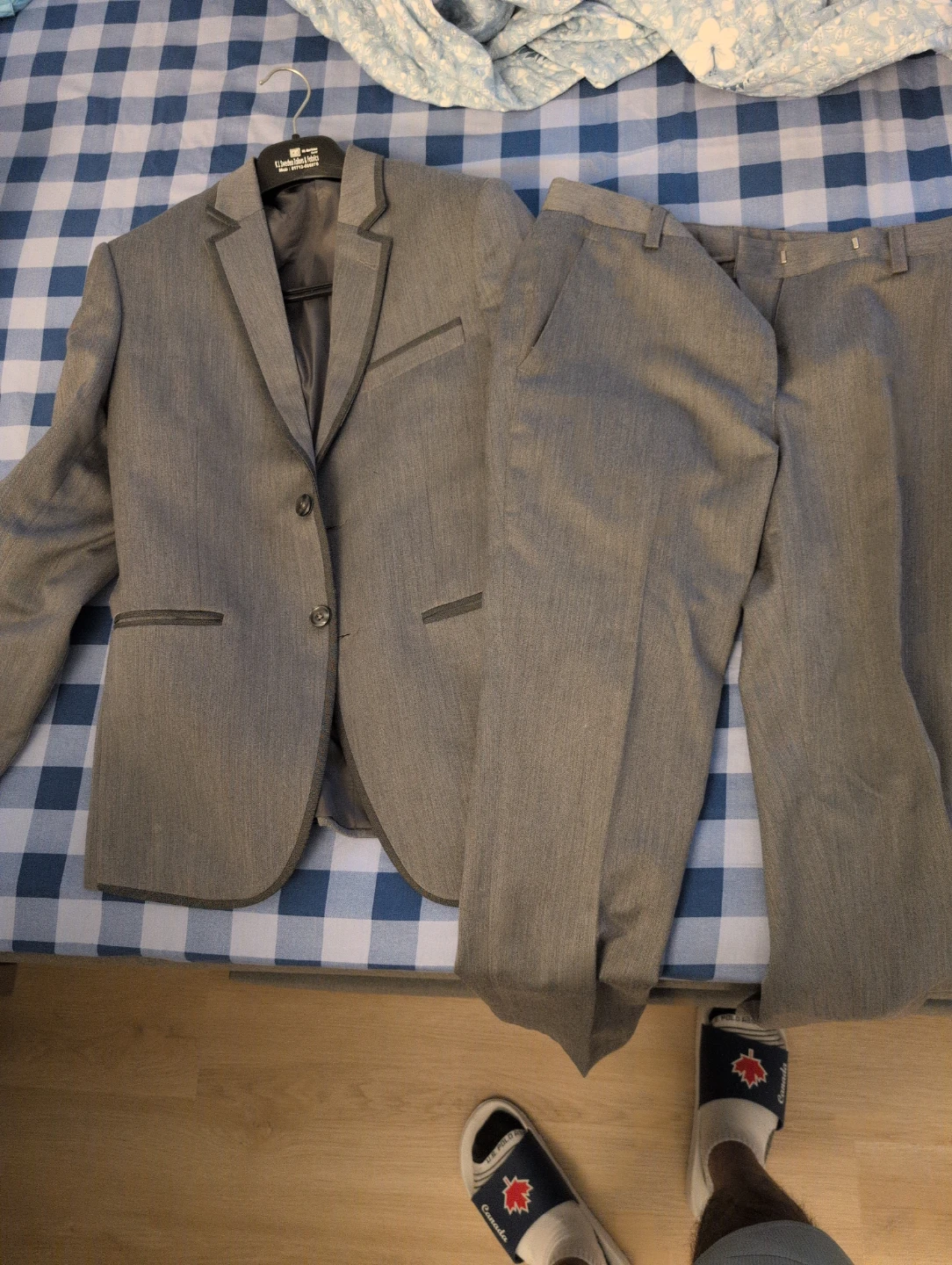 Grey Suit Jacket and Pants