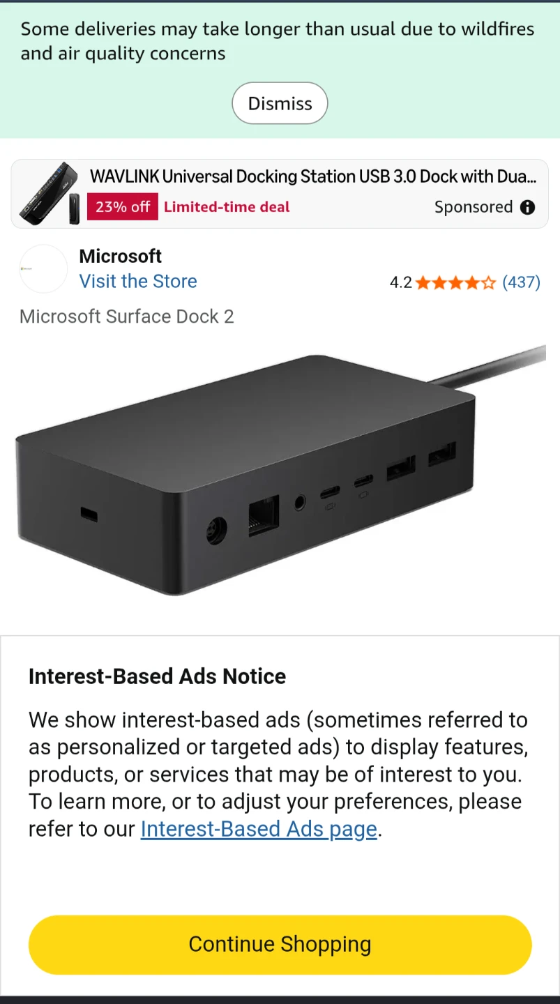 Microsoft Surface Dock 2