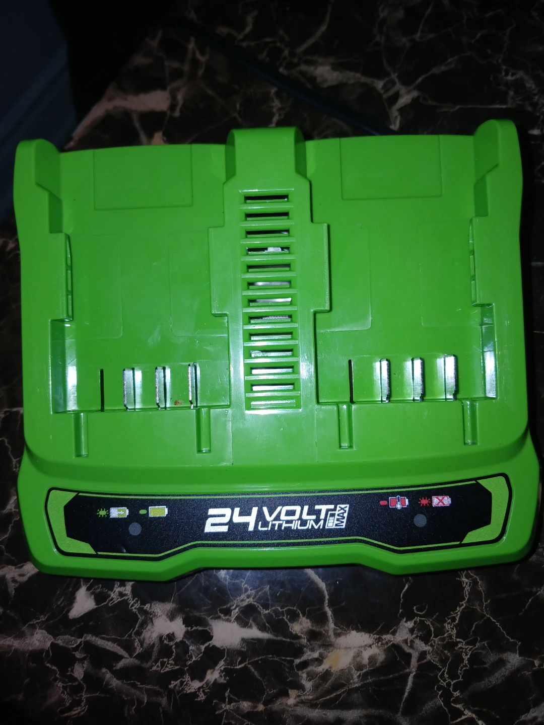 Greenworks 24V  Battery Charger with Two 24V Batteries - photo 3