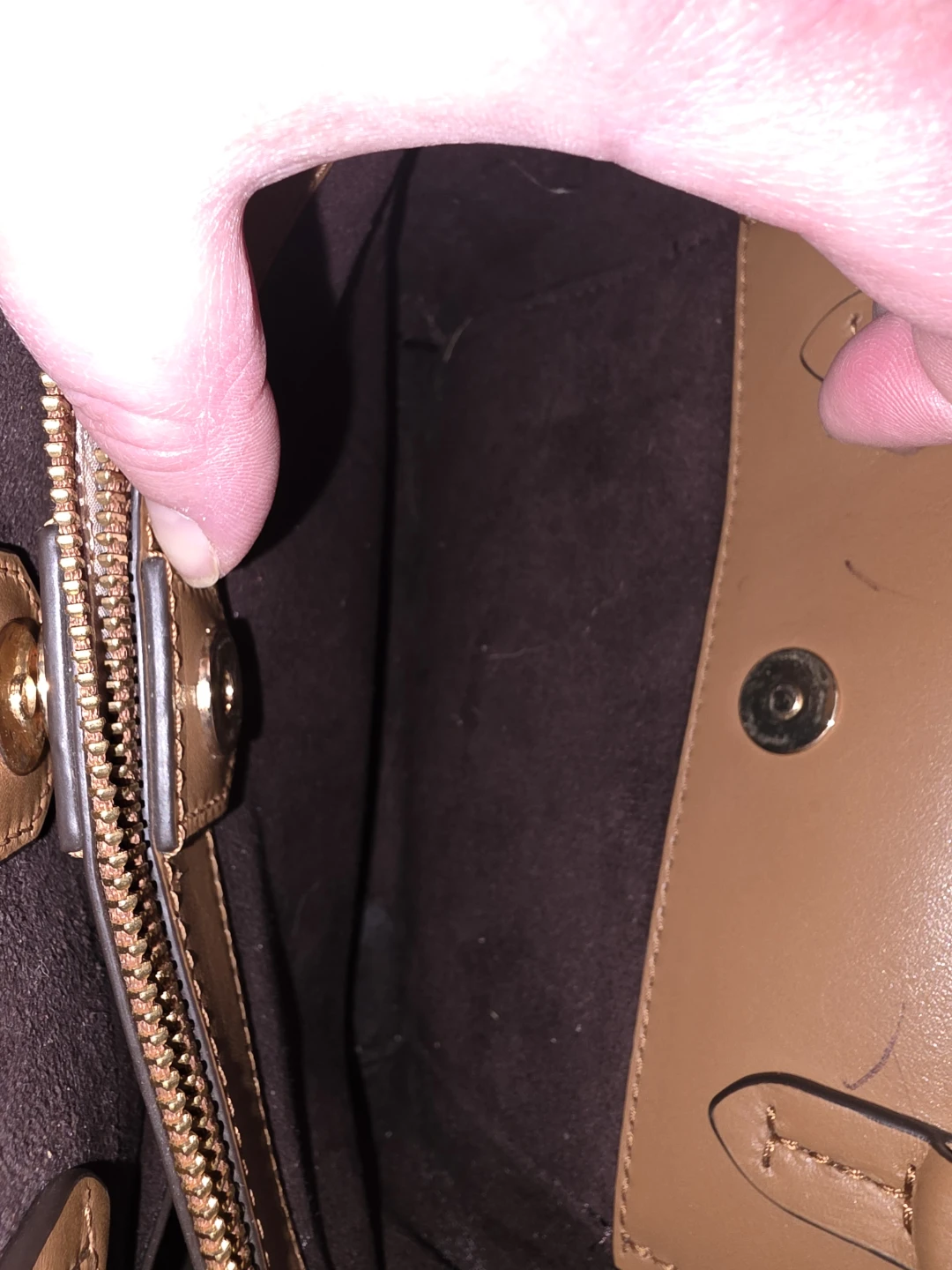 Michael Kors Medium Brown Signature Satchel Handbag - photo 5