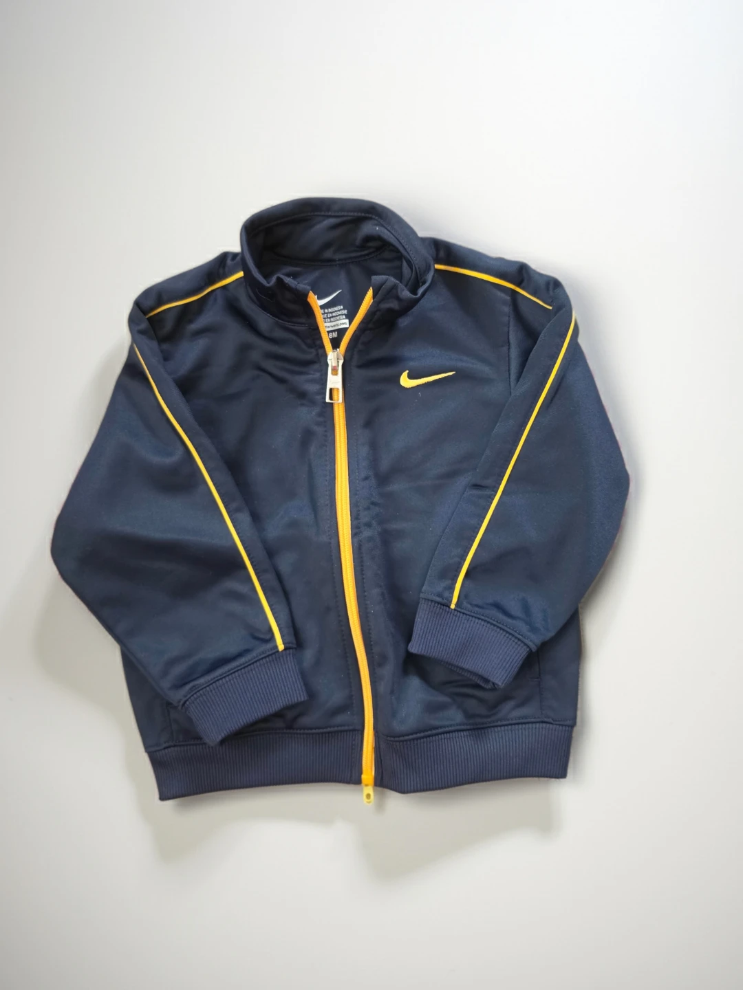 Nike Track Jacket - Navy/Yellow
