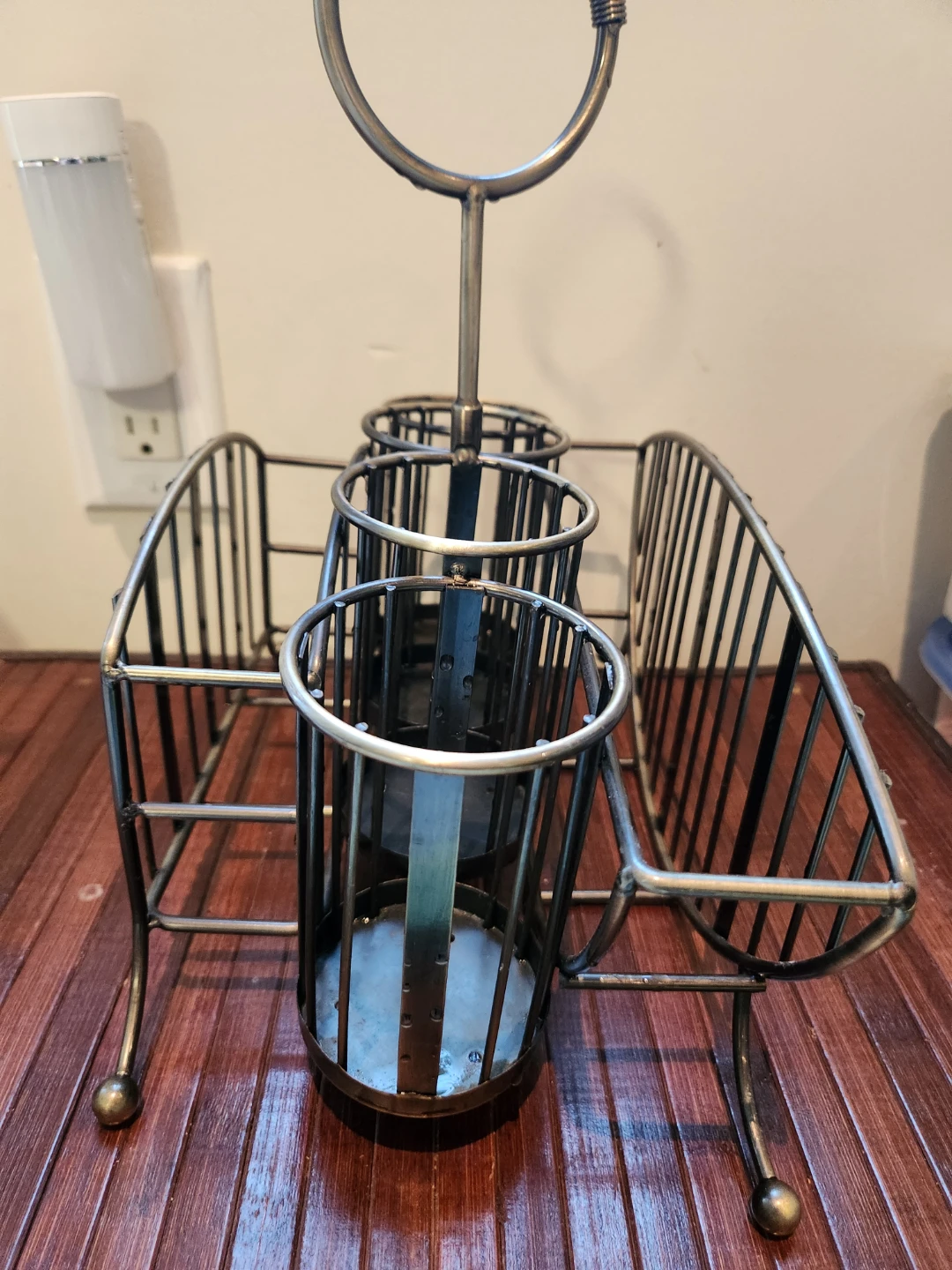 Metal Cutlery Caddy with Handle - photo 2