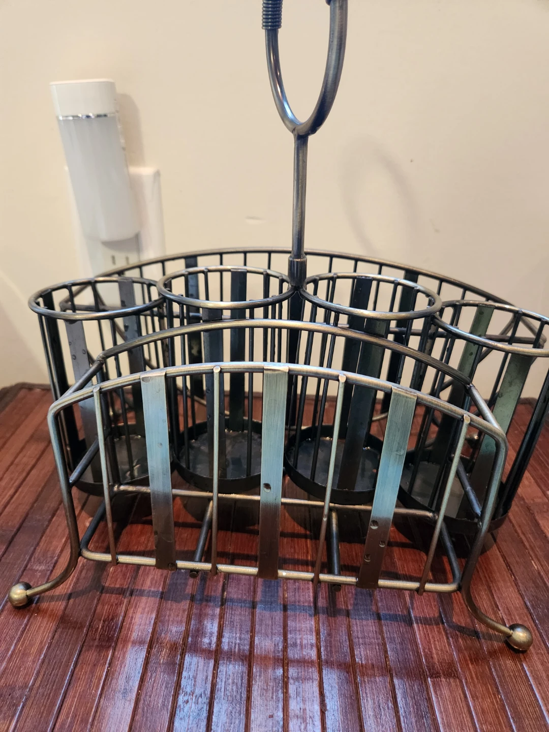 Metal Cutlery Caddy with Handle - photo 3