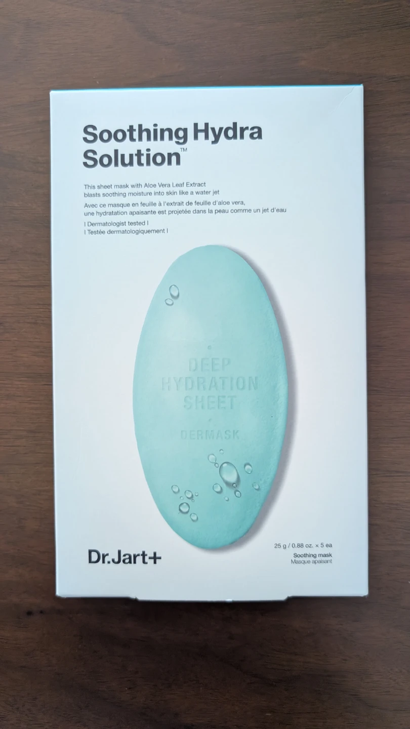 Dr.Jart+ Soothing Hydra Solution Sheet Mask (5 Pack)