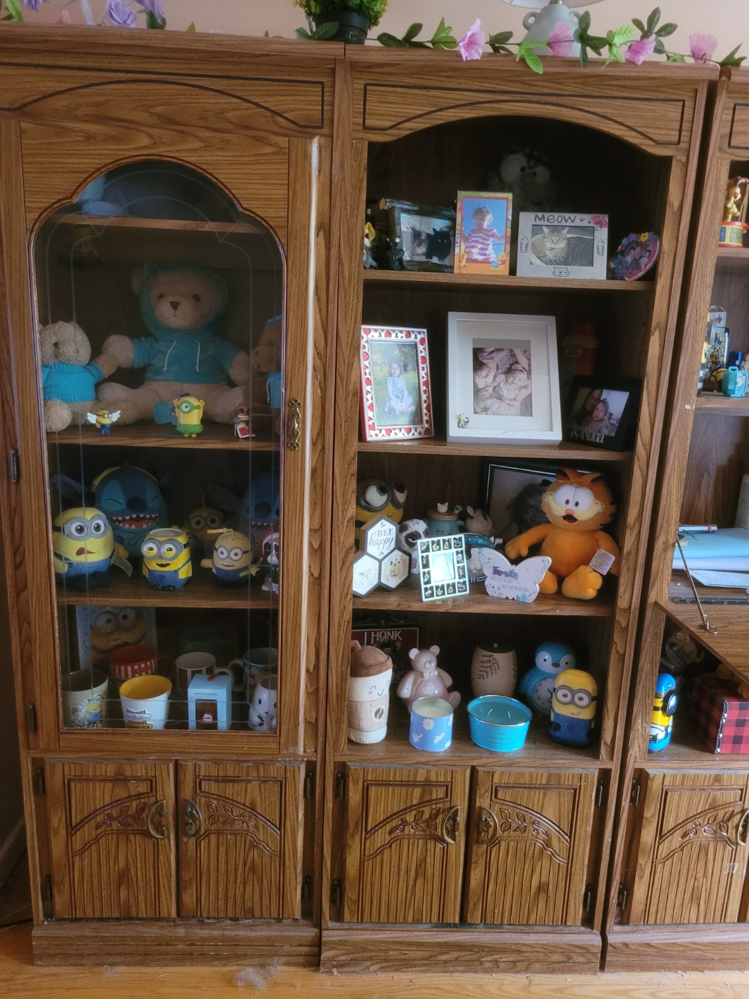 Wooden Display Cabinet with Glass Door - photo 3