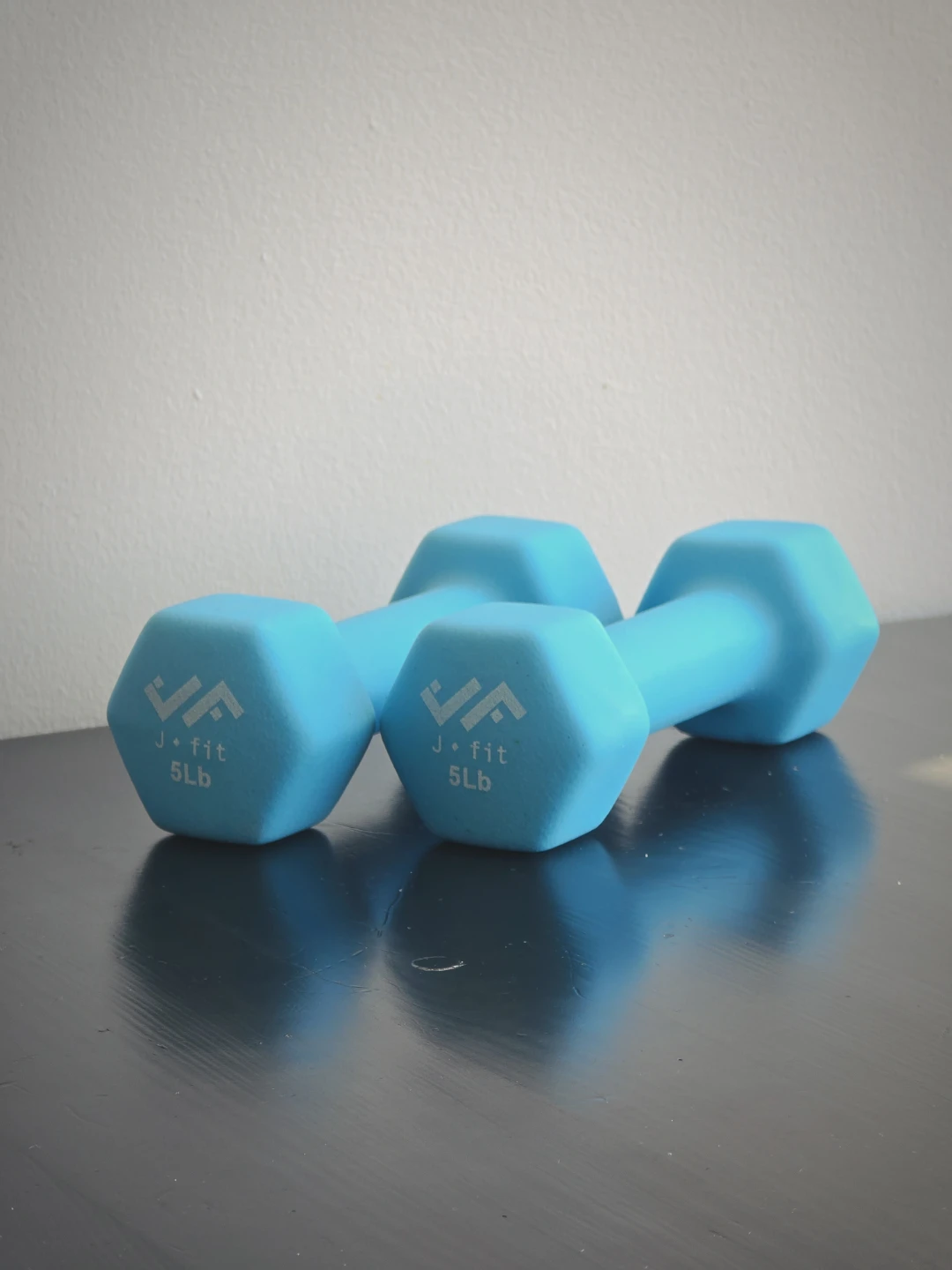 J-fit 5Lb Neoprene Dumbbells, Pair
