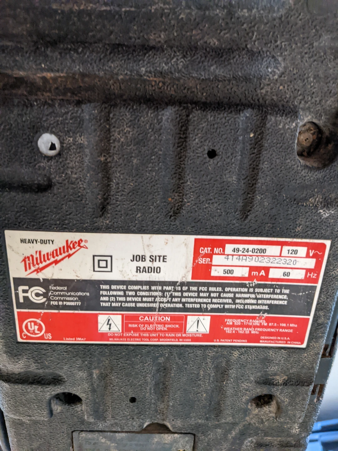 Milwaukee Job Site Radio - photo 2