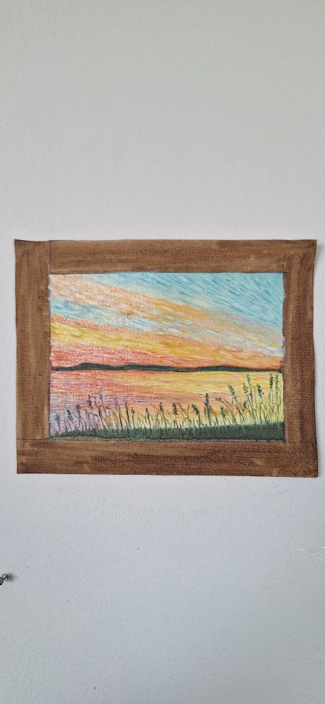 Sunset Landscape Oil Painting