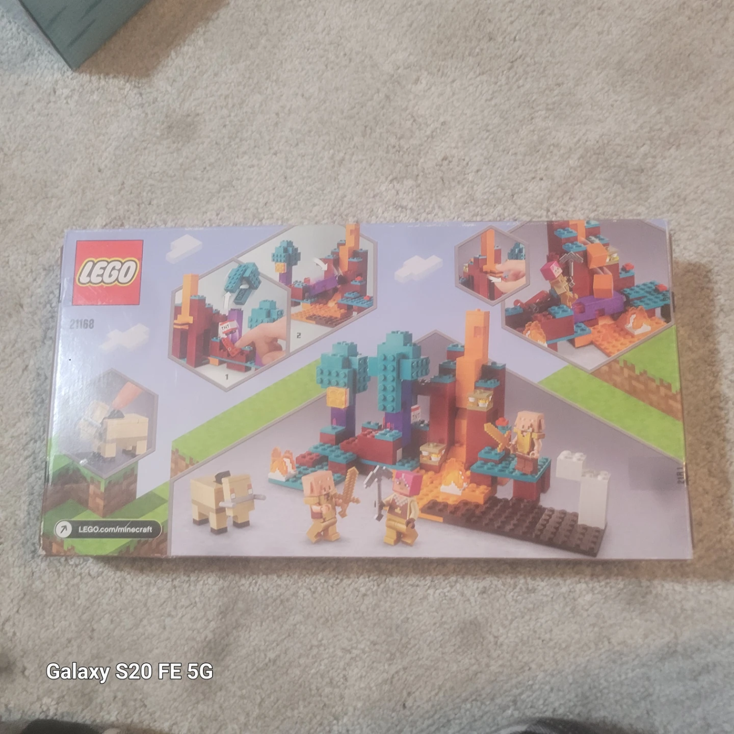 LEGO Minecraft The Warped Forest Set 21168