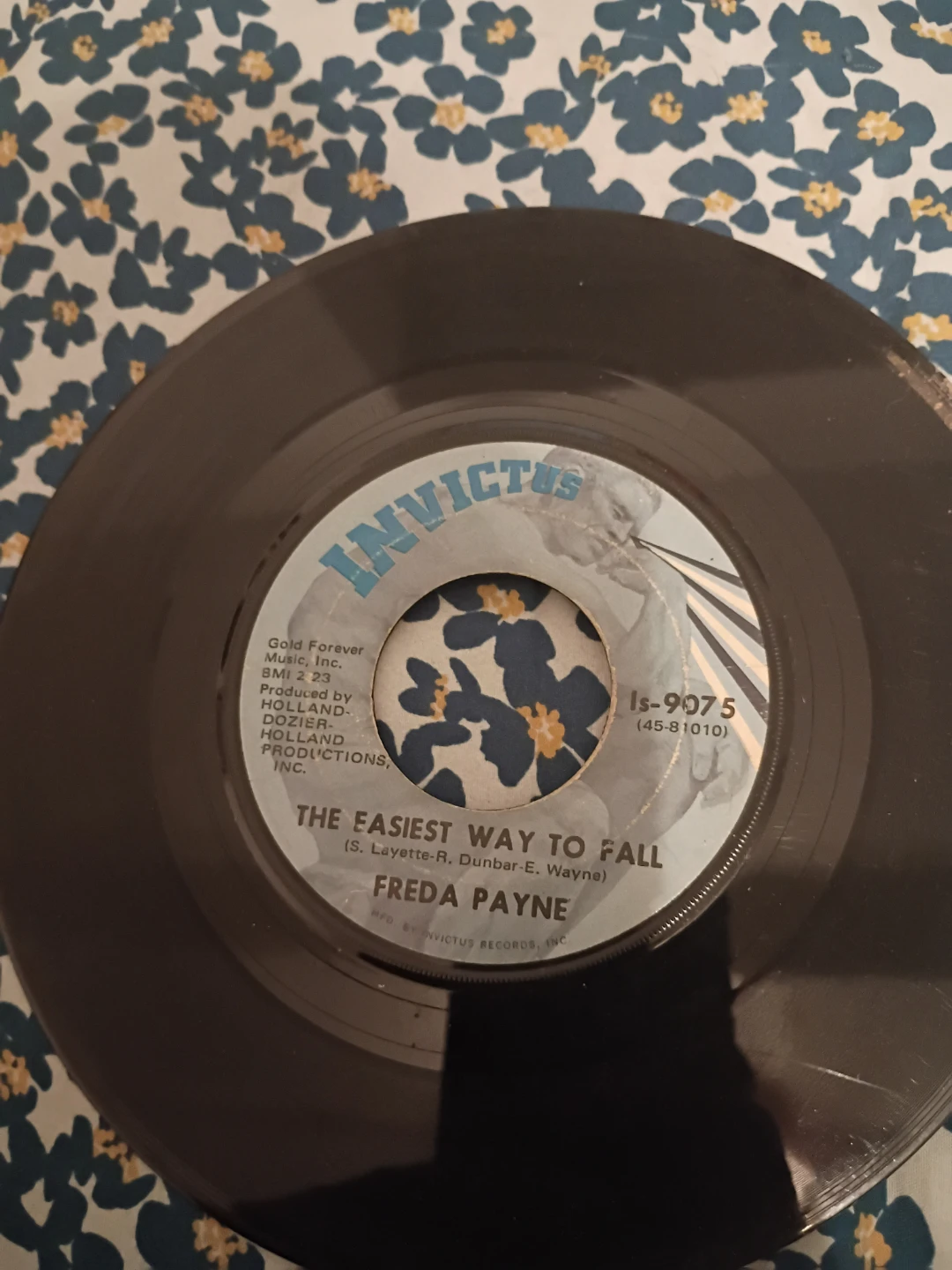 Freda Payne The Easiest Way to Fall 7" Vinyl Single