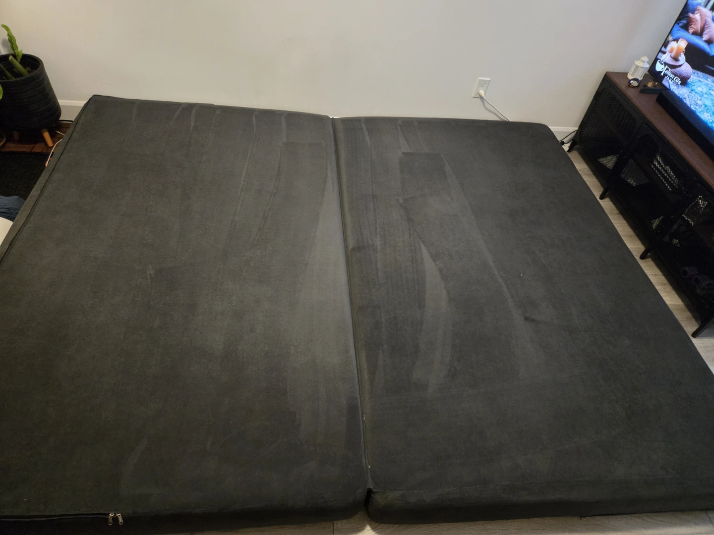 Grey Sofa Bed with Chaise Lounge - photo 2