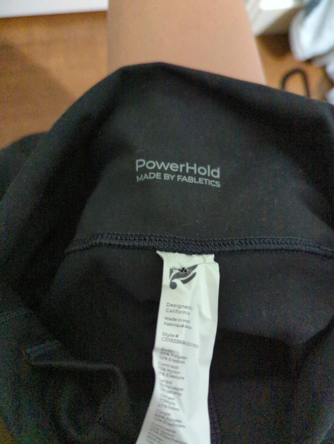 Fabletics PowerHold Black Leggings with Pockets - photo 4