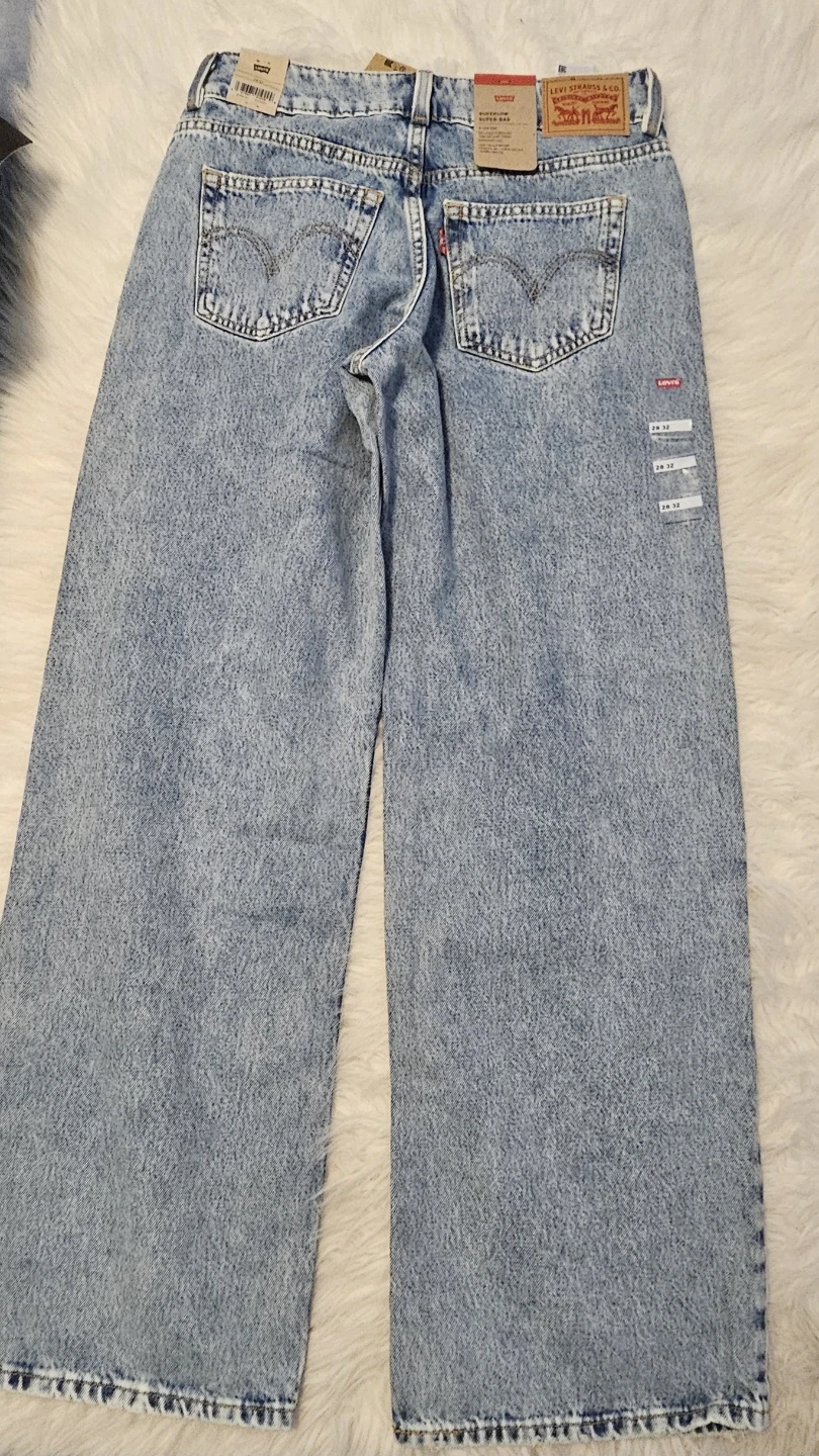 Levi's Super Low Staraight Leg Jeans Women's 28x32 - photo 3