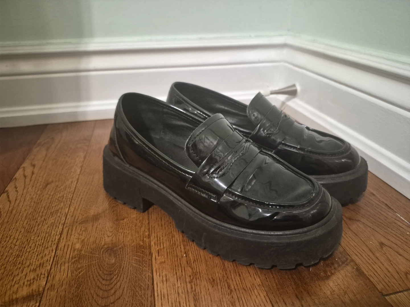 Refuge Black Patent Loafers - photo 2