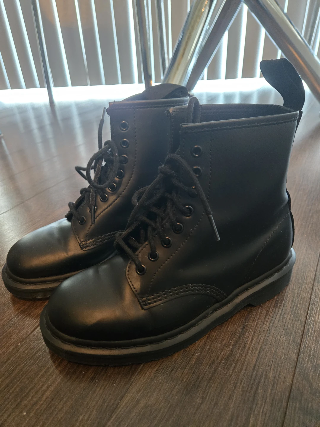 Dr. Martens Black Leather Boots