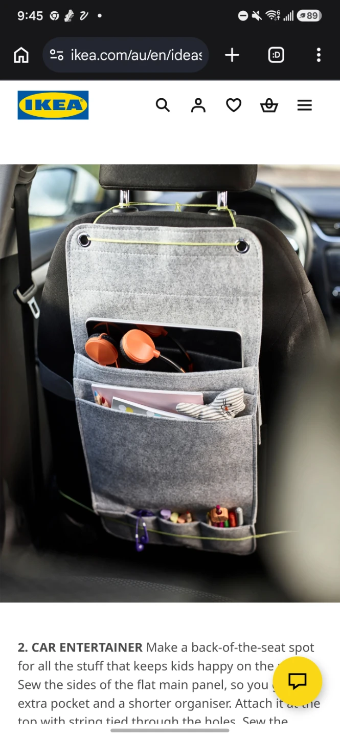 IKEA KNALLBÅGE Felt Organiser