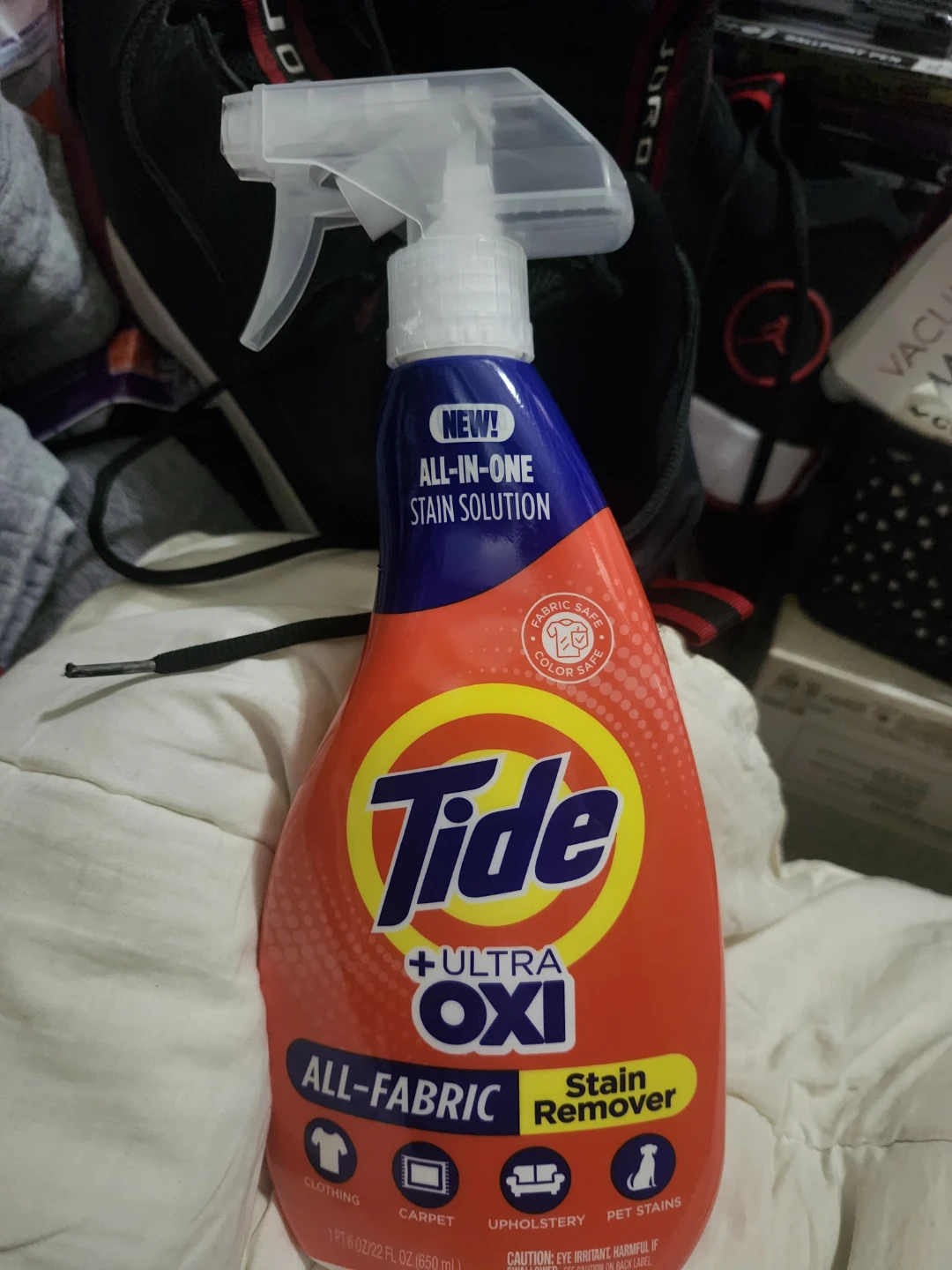 Tide Ultra Oxi All-Fabric Stain Remover Spray - 22 fl oz