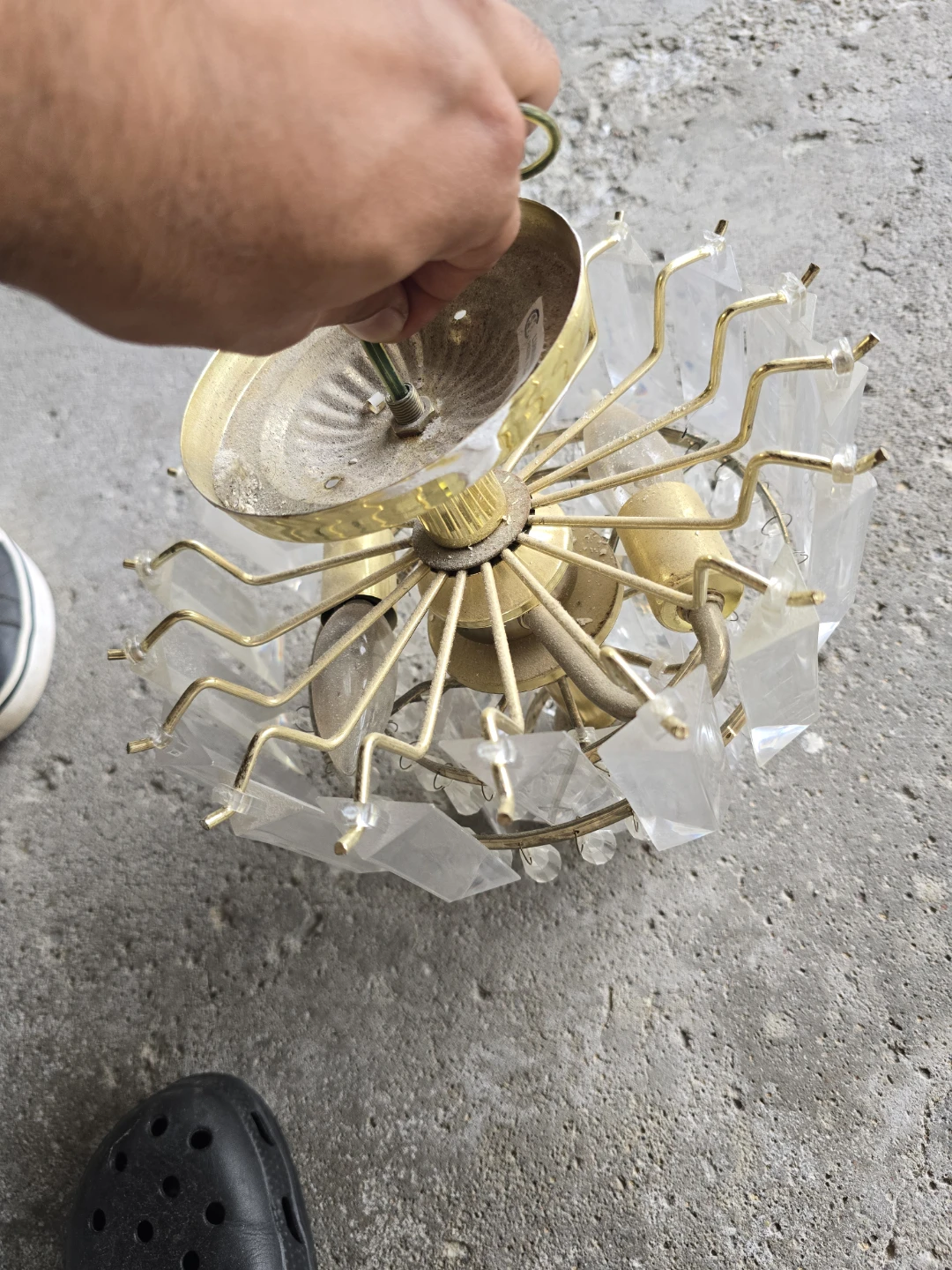 Vintage Crystal Chandelier
