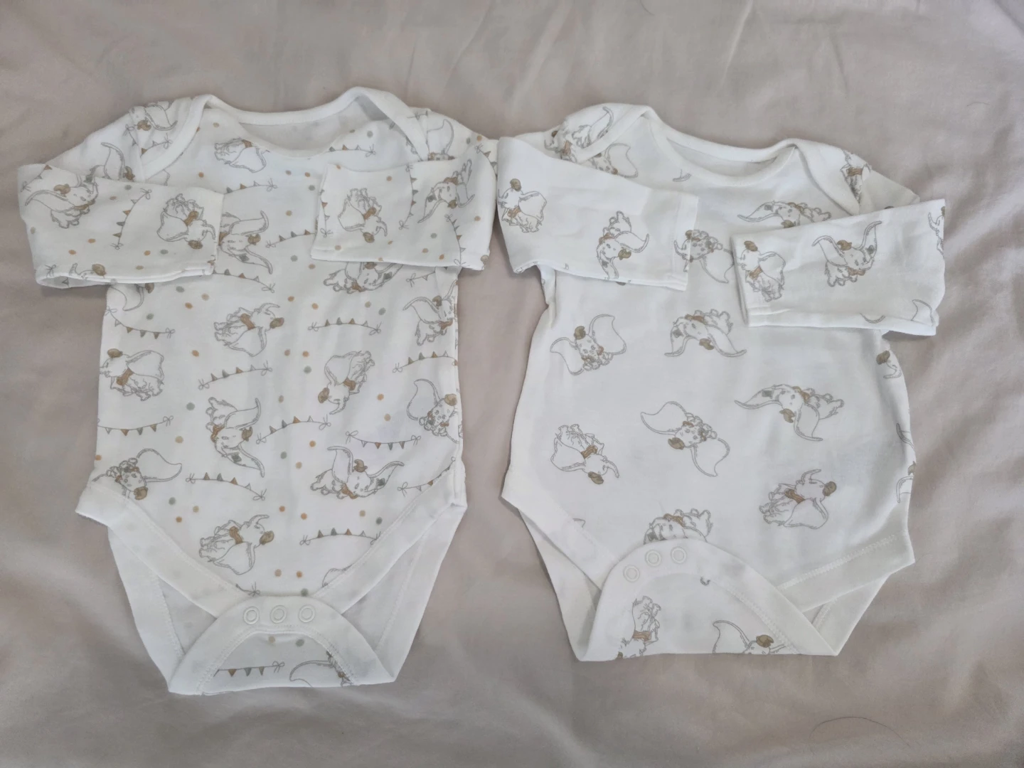 NEW Disney Baby Primark Dumbo Onesies - 6-9 Months