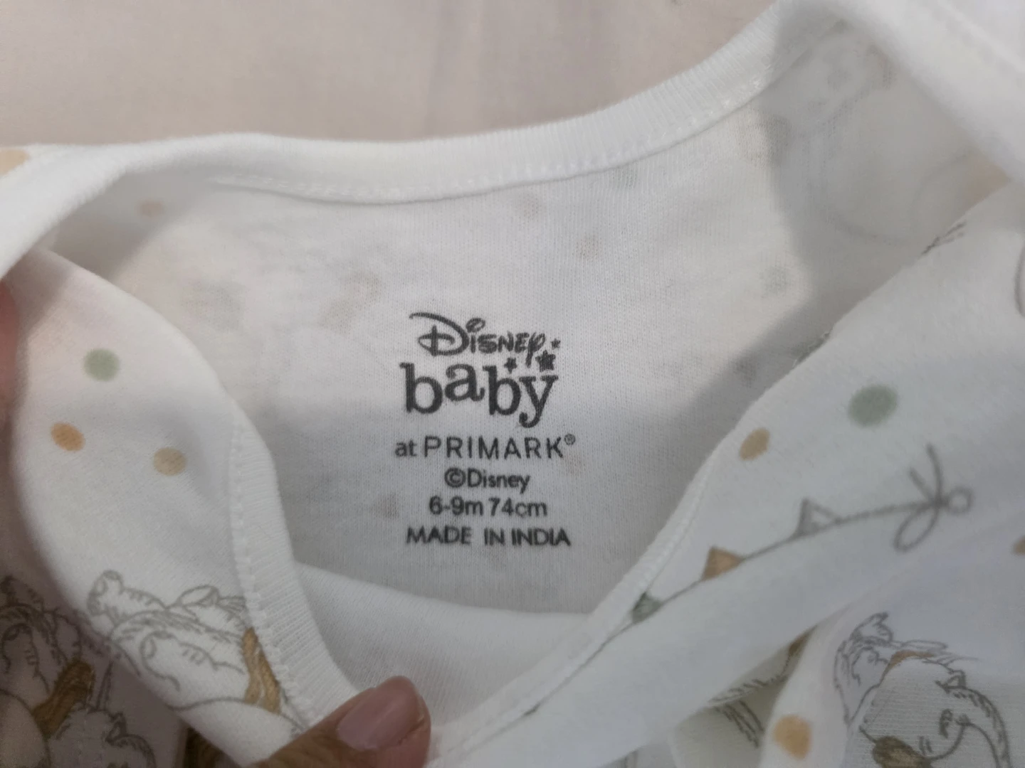 NEW Disney Baby Primark Dumbo Onesies - 6-9 Months - photo 2
